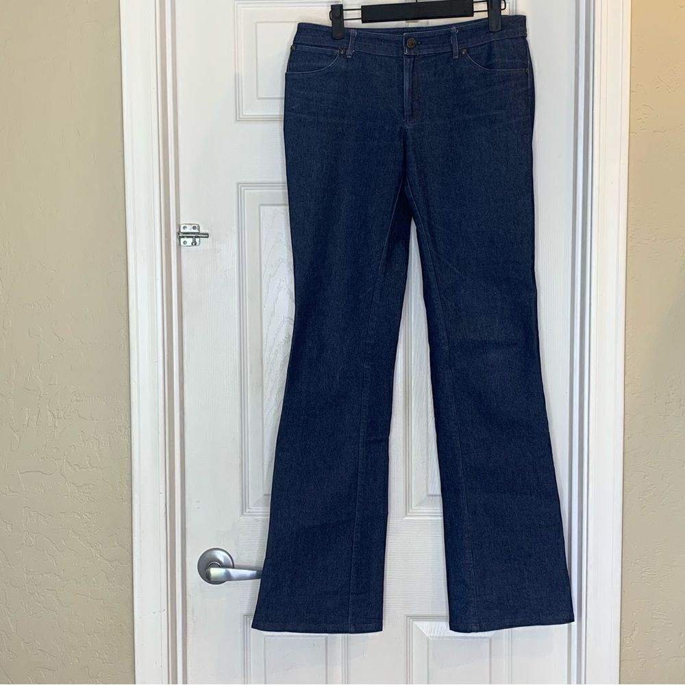 Betsey Johnson Bootcut Back Pocket Bling Jeans Size 6